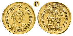 Arcadius, 395-402, Solidus (4,42 g), Konstantinopel. Av.: ...