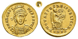 Arcadius, 402-403, Solidus (4,45 g), Konstantinopel. Av.: ...