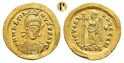 Markian, 450-457, Solidus (4,46 g), Konstantinopel. Av.: ...