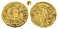 Leo I., 457-473, Semissis (2,97 g), Konstantinopel. Av.: ...