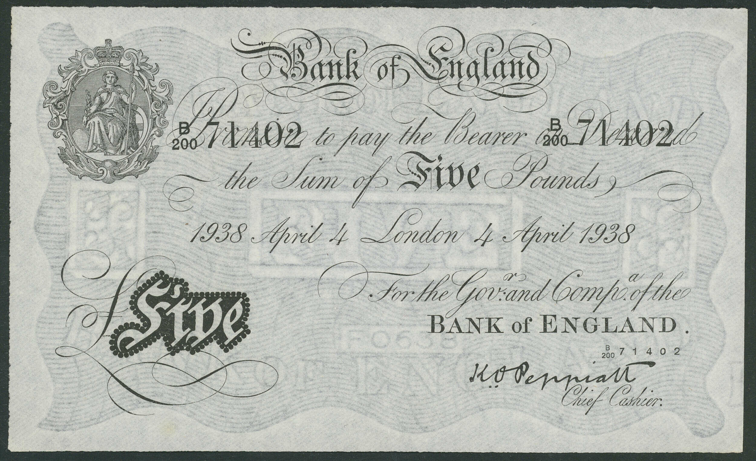110.150.10: Banknoten - Großbritannien - G.B.
