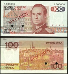 110.270: Banknotes - Luxembourg