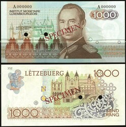 110.270: Banknotes - Luxembourg
