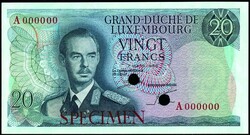 110.270: Banknoten - Luxemburg