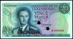 110.270: Banknoten - Luxemburg