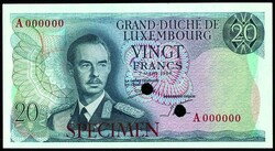 110.270: Banknotes - Luxembourg