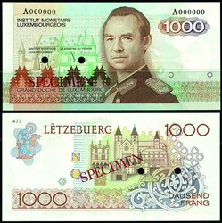 110.270: Banknoten - Luxemburg