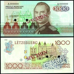 110.270: Banknotes - Luxembourg