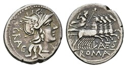 MÜNZEN R&Ouml;MISCHE REPUBLIK, L. Antestius Gragulus, Denar (3,77g), ...