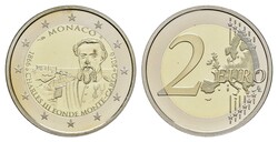 2 Euro, 2016, 150. Jahrestag der Gründung Monte Carlos durch Charles ...