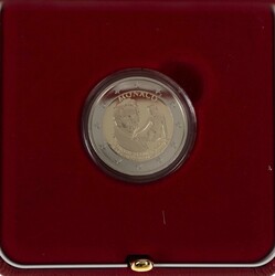 2 Euro, 2018, Francois-Joseph Bosio, in Kapsel, in Originalschatulle ...