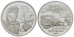 500 Kronen, 2000, 250. Todestag Samuel Mikovini, KM 53, lt. ...