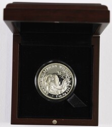 100 Shillings, 2018, African Wildlife - Elephant, 1 oz Silber, auf 1 ...