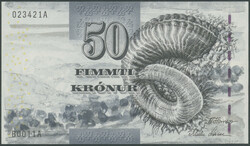 Färöer -Inseln, 50 Kronur (20)01, Pick 24 I/ unc