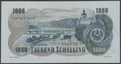 Österreich, 1000 Schilling 2.1.1961. Ri. 291, K& K 246a. II/ ...