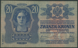 Österreich, Österreichisch-Ungarische Bank, 20 Kronen 2.1 ...