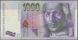Slowakei, 1000 Korun 25.8.2005, Pick 47a, I/ unc