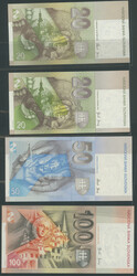 Slowakei Set 4 St.: 20 Korun 6.9.2004 und 20 Korun 20.10.2006 (P-20f ...