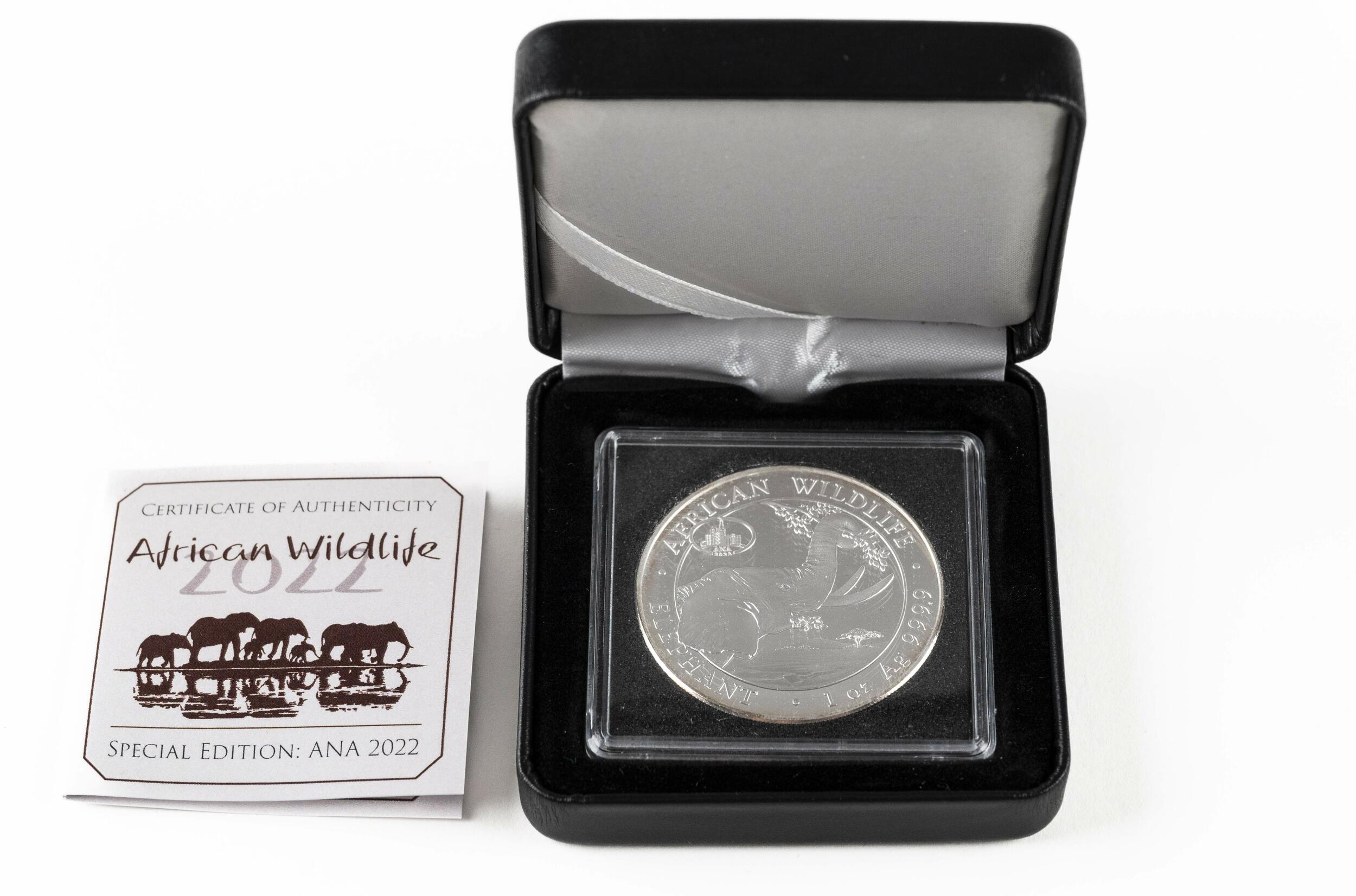 100 Schilling, 2022, African Wildlife - Elefant, Special Edition Ana ...