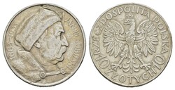 10 Zloty, 1933, Jan III. Sobieski, Parchimowicz 121, Rf., ...