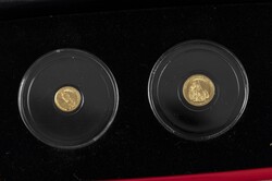 10, 25, 50 und 100 Ruanda-Francs, Gold, 2021, Metric Fractional Set - ...