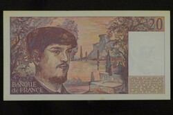 Frankreich, 20 Francs 1984, Claude Debussy, P. 151a, leicht fleckig, ...