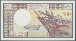 Dschibuti, Banque Nationale - République de Djibouti, 500 Francs o. ...