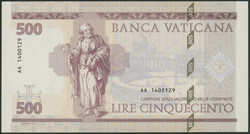 Vatikan, Banca Vaticana, 500 Lire 2014 Essay Ser. AA1400129. I/ unc