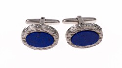 Lapislazuli Manschettenknöpfe (Fa H. Meyer, Pforzheim), PD 175/ 585 ...