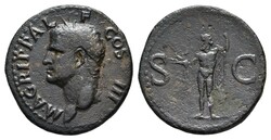 MÜNZEN RÖMISCHE KAISERZEIT, Caligula für Marcus Vipsanius Agrippa, ...