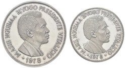 2000 und 1000 Ekuele, 1978, KM 36, 35, Felder lt. berieben u. ...