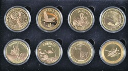 8x 2 Dollar, 2018, Eastern Caribbean 8 - First Noble Edition, in ...