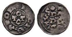 Pavia, Denar (1,29 g), 962-973, Otto I. Av.: Mittig O / T.T / O und ...