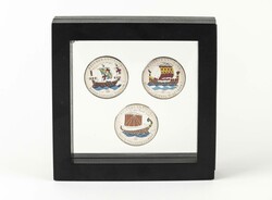 Kleines Lot von 3 Münzen der Demokratischen Arabischen Republik ...