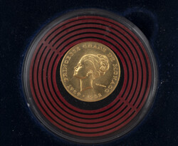 10 Francs, 1982, Essai/Probe, Grace Kelly, in Original Schatullemit ...