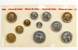 1 Centime bis 100 Francs, 1982, KMS, in der Originalverpackung, mit ...