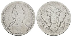Rubel, o. J., Ekaterina II., vgl. Bitkin 185, s.Automatically ...