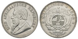 5 Shillings, 1892, Single Shaft, KM 8.1, Dav. 60, Randfehler, ...