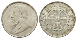 5 Shillings, 1897, KM 6, kl. Kr., vz.  Automatically generated ...