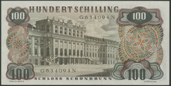Österreich, 100 Schilling 1.7.1960, Abstand zum Datum weit, Richter ...