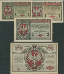 Polen, Generalgouvernement Warschau, mit dem Druckfehler "jeneral" ...