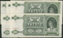 Slowakei, 500 Korun 12.7.1941 (5x) Fälschungen aus ...