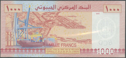 Dschibuti, Banque Centrale de Djibouti, 2 St.: 1000 Francs o. D ...