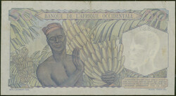 Französisch-Westafrika, Banque de l'Afrique Occidentale, 3 St.: ...