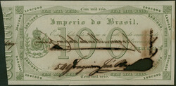 Brasilien, Imperio do Brasil, 100 Mil. Reis o.D. (1833), Pick A157a, ...