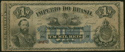 Brasilien, Imperio do Brasil, Thesouro Nacional, 1 Mil. Reis o.D. ...