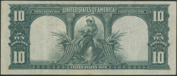 USA, Legal Tender, 10 Dollars 1901, "Byson", roter Siegel, Ser. Nr. ...