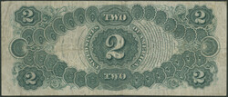 USA, Legal Tender, 2 Dollars 1917, rote Ser. Nr. B67462595A, Sign. ...