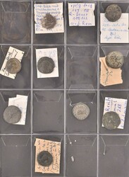 Kleines Konvolut Antike, ab Griechischen Silber und Bronze Nominalen ...