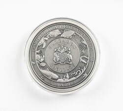 5 Dollars, 2021, Octopus, 3 oz Silber, im Originaletui mit CoA und lt ...